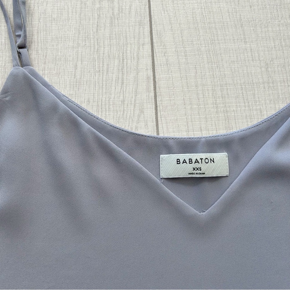 Babaton v-neck purple/grey everly cami blouse - Picture 3 of 7